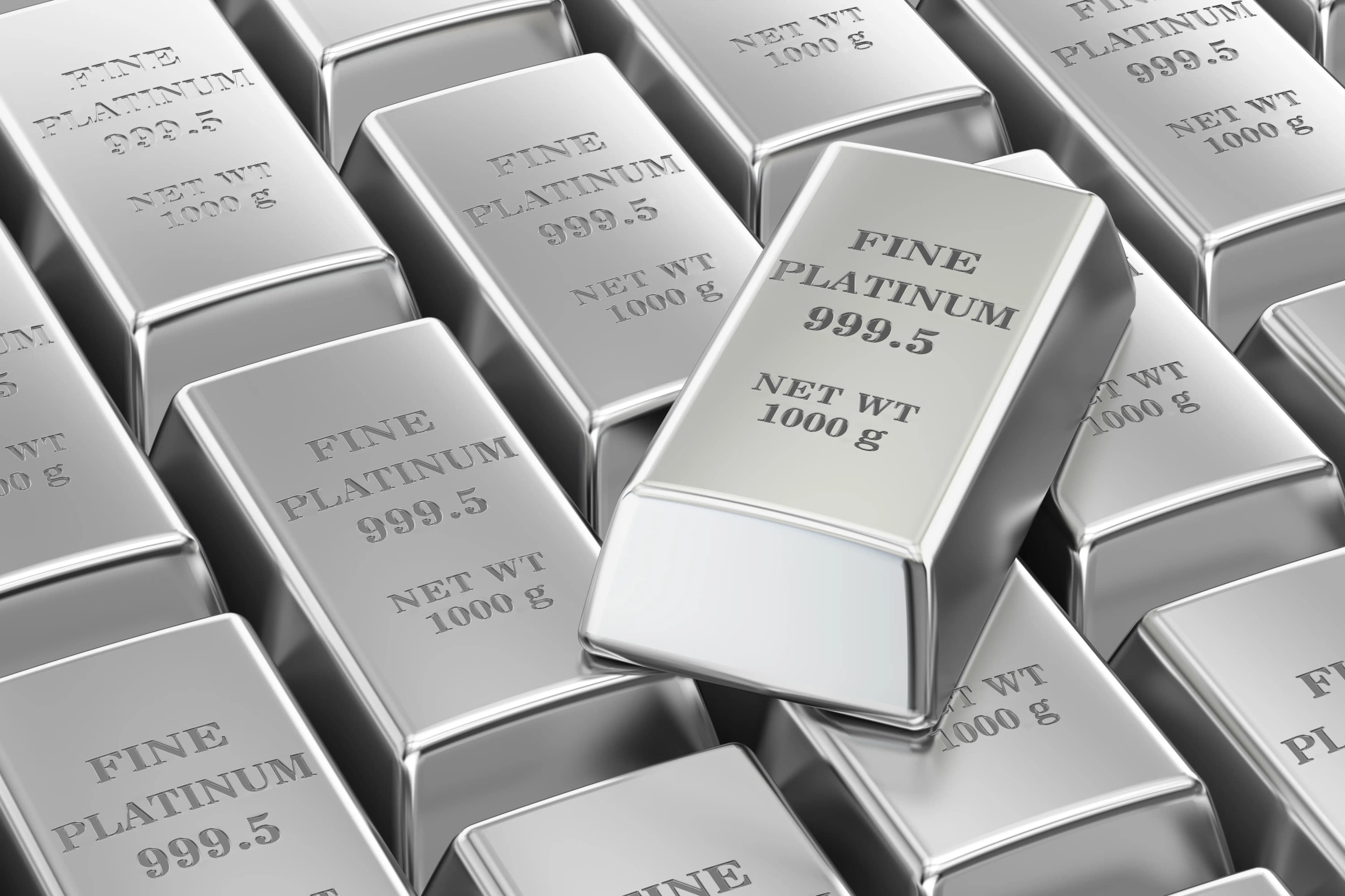Platinum bullion