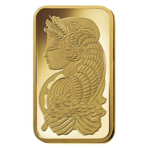 1 gram gold lady fortuna front